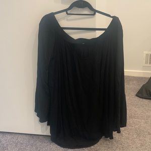 BP off the shoulder black tunic - Large